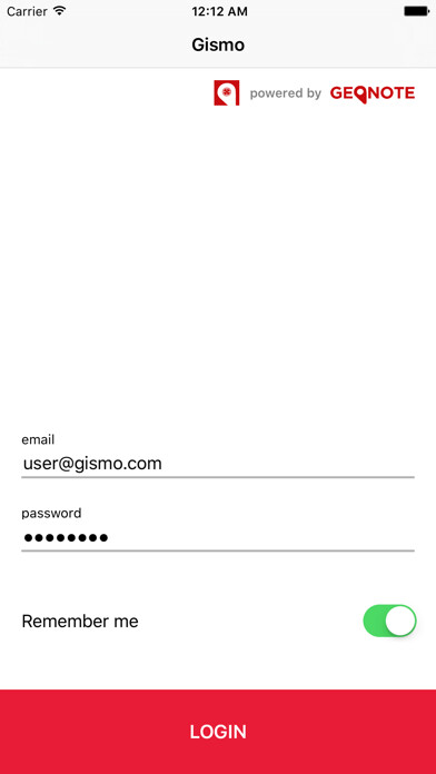 Emulate iPhone app GISMO4 FieldGIS using MyAndroid