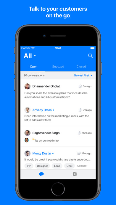 Emulate iPhone app Gist Live Chat using MyAndroid