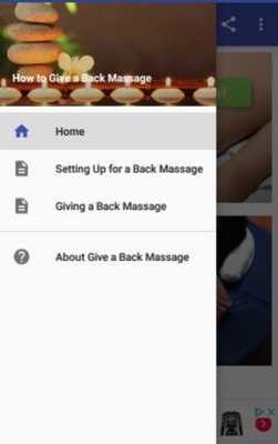 Emulate Android APK Give a Back Massage