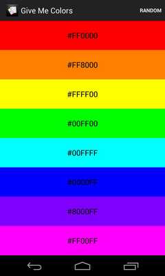 Emulate Android APK Give Me Colors