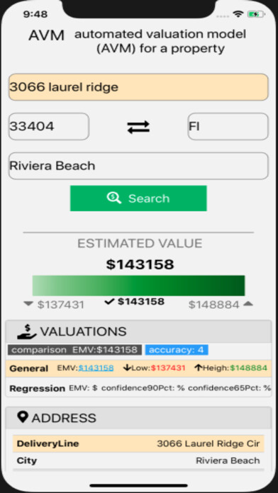 Emulate iPhone app Give Me The Home Value using MyAndroid