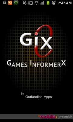 Emulate Android APK G.I.X Games Informer X