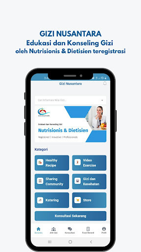 Run android online APK Gizi Nusantara Nutritionist from MyAndroid or emulate Gizi Nusantara Nutritionist using MyAndroid