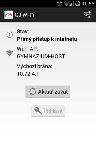 Emulate Android APK G Jihlava Wi-Fi Loginner