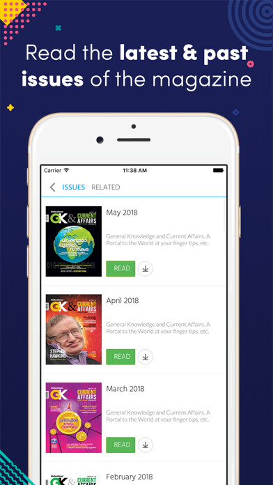 Emulate iPhone app GK & Current Affairs Magazine using MyAndroid
