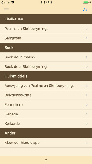 Emulate iPhone app GKSA Psalms using MyAndroid Emulate iPhone app GKSA Psalms using MyAndroid