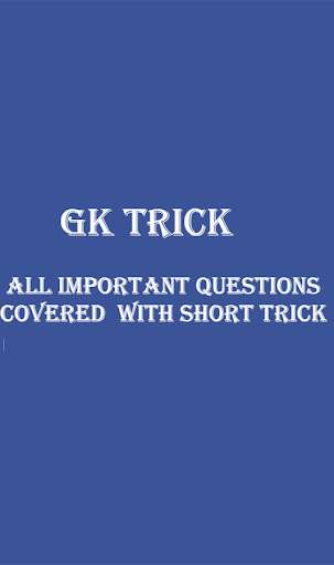 Run android online APK GK TRICK FOR GOVT JOBS IN HINDI from MyAndroid or emulate GK TRICK FOR GOVT JOBS IN HINDI using MyAndroid