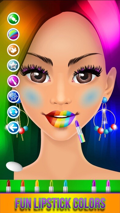Emulate iPhone app Glam Beauty School Make Up using MyAndroid
