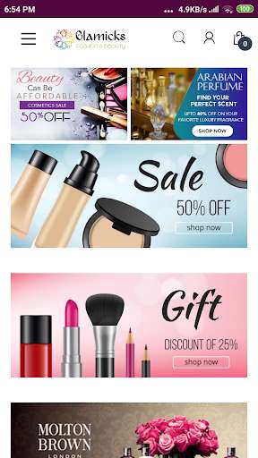 Run android online APK Glamicks from MyAndroid or emulate Glamicks using MyAndroid