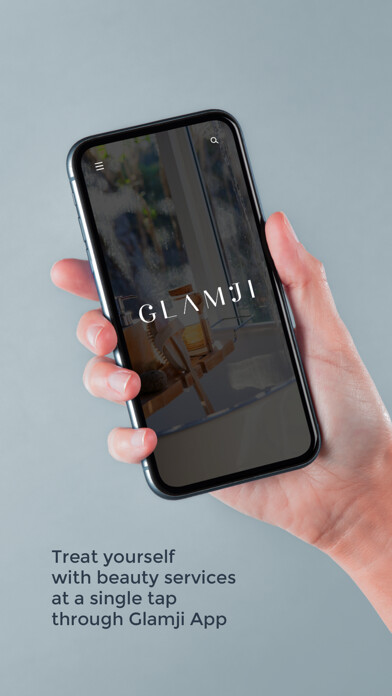 Emulate iPhone app GLAMJI – BOOK BEAUTY SERVICES using MyAndroid