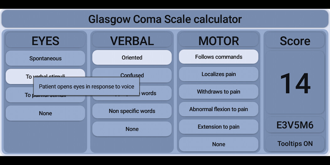 Run android online APK Glasgow Coma Scale from MyAndroid or emulate Glasgow Coma Scale using MyAndroid Run android online APK Glasgow Coma Scale from MyAndroid or emulate Glasgow Coma Scale using MyAndroid