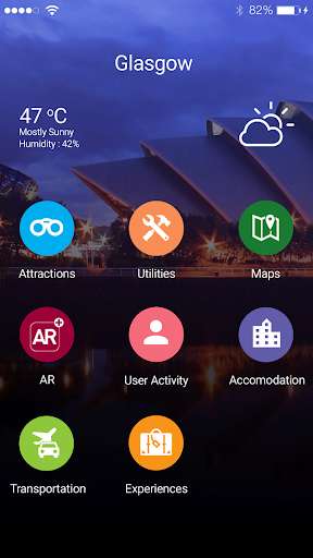 Run android online APK Glasgow Travel - Pangea Guides from MyAndroid or emulate Glasgow Travel - Pangea Guides using MyAndroid