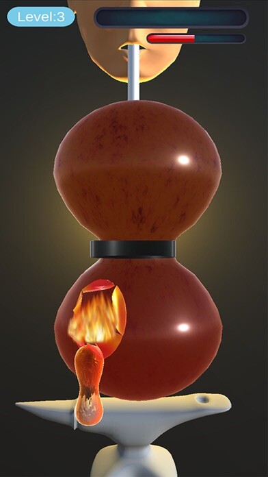Emulate iPhone app Glass Blower 3D! ASMR Blow Art using MyAndroid