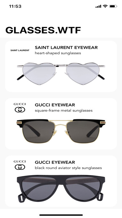 Emulate iPhone app Glasses.WTF using MyAndroid