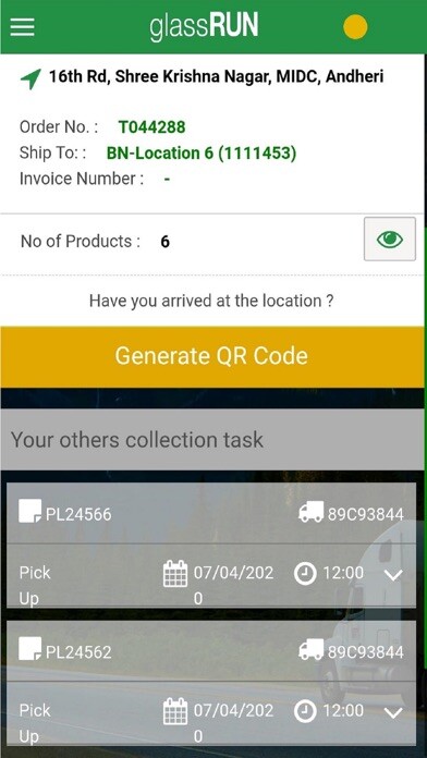 Emulate iPhone app glassRUN Delivery Management using MyAndroid Emulate iPhone app glassRUN Delivery Management using MyAndroid