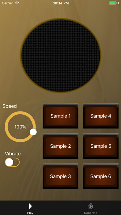 Emulate iPhone app Glass Sounds using MyAndroid