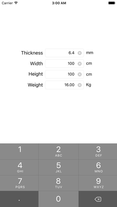 Emulate iPhone app Glass Weight using MyAndroid