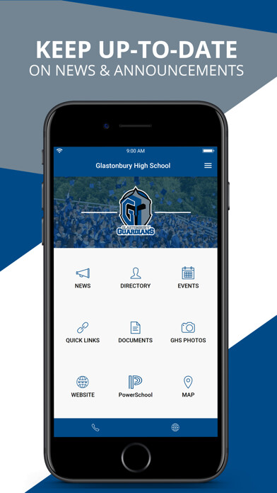 Emulate iPhone app Glastonbury High School using MyAndroid Emulate iPhone app Glastonbury High School using MyAndroid