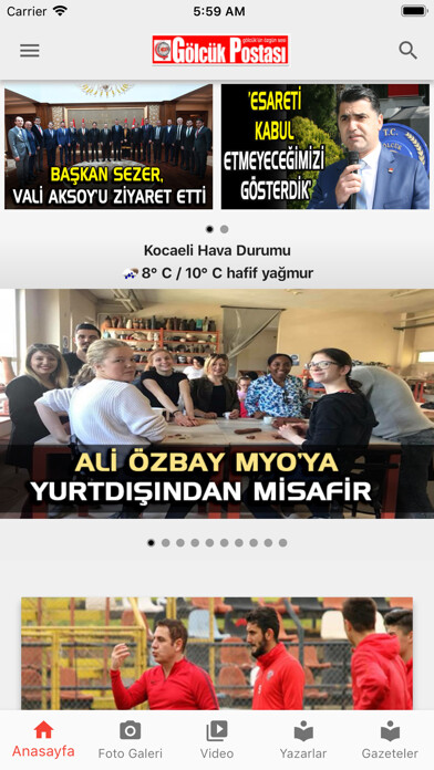 Emulate iPhone app Gölcük Postası using MyAndroid Emulate iPhone app Gölcük Postası using MyAndroid