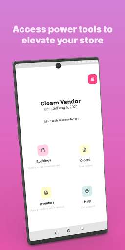 Run android online APK Gleam Vendor from MyAndroid or emulate Gleam Vendor using MyAndroid