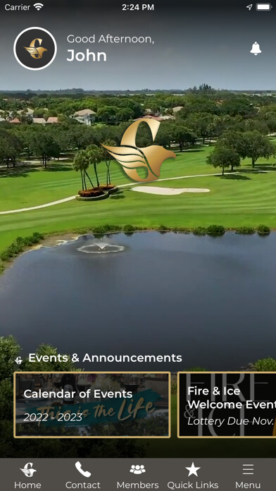 Emulate iPhone app Gleneagles CC using MyAndroid