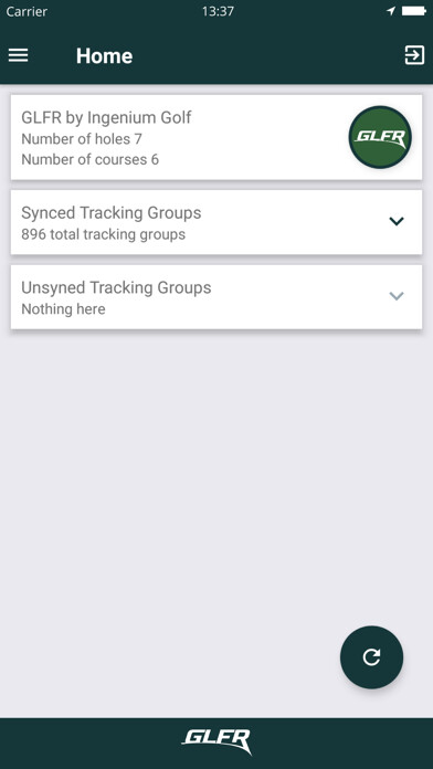 Emulate iPhone app GLFR Greenkeeper using MyAndroid