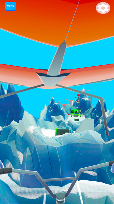 Emulate iPhone app Glider Bike 3D using MyAndroid