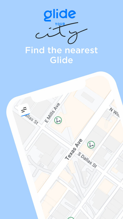 Emulate iPhone app Glide - Your City using MyAndroid