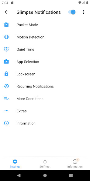 Run android online APK Glimpse Notifications from MyAndroid or emulate Glimpse Notifications using MyAndroid