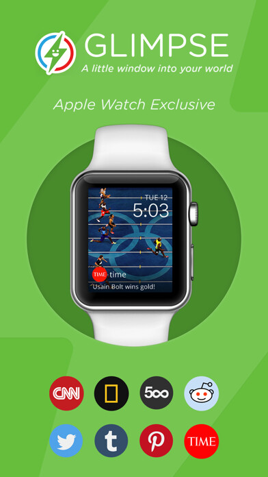 Emulate iPhone app Glimpse Watch Face - A little window to your world using MyAndroid Emulate iPhone app Glimpse Watch Face - A little window to your world using MyAndroid