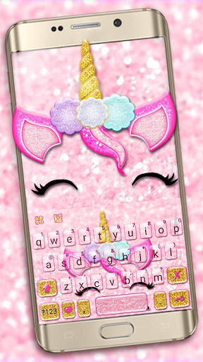 Run android online APK Glisten Unicorn Pinky - Keyboard Theme from MyAndroid or emulate Glisten Unicorn Pinky - Keyboard Theme using MyAndroid