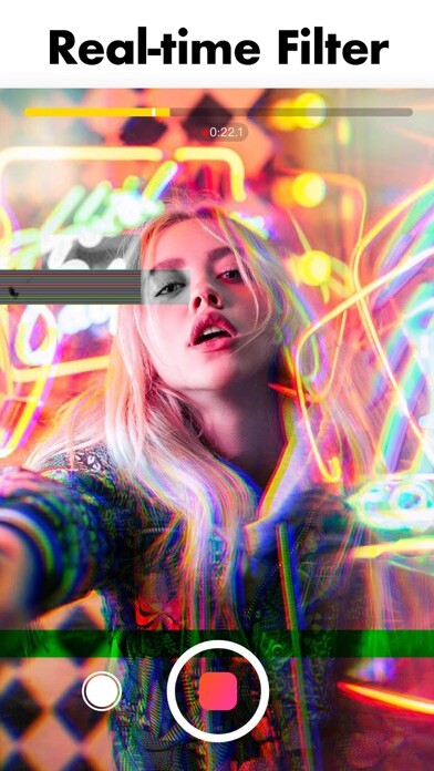 Emulate iPhone app GlitchCam - Video Effects using MyAndroid