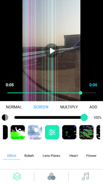 Emulate Android APK Glitch Video Editor-video effects  filters,VHS Fx
