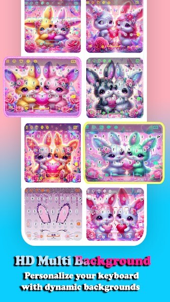 Run android online APK Glitter Bunny Keyboard from MyAndroid or emulate Glitter Bunny Keyboard using MyAndroid