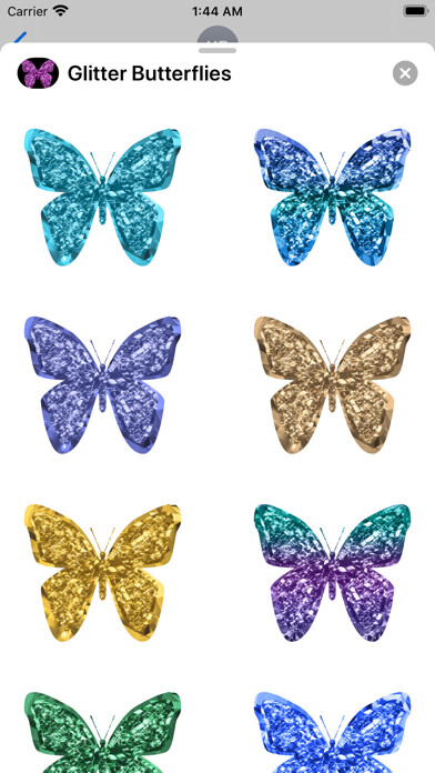 Emulate iPhone app Glitter Butterflies using MyAndroid Emulate iPhone app Glitter Butterflies using MyAndroid