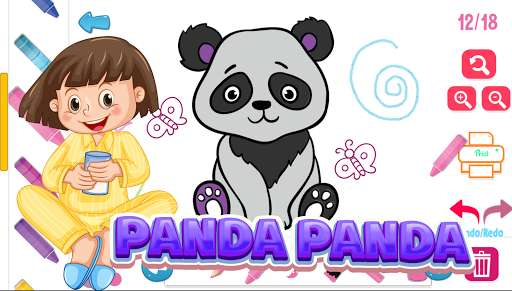 Run android online APK Glitter coloring Pages Make Up Coloring Book from MyAndroid or emulate Glitter coloring Pages Make Up Coloring Book using MyAndroid