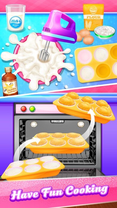 Emulate iPhone app Glitter Cupcake Desserts using MyAndroid Emulate iPhone app Glitter Cupcake Desserts using MyAndroid