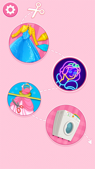 Emulate iPhone app Glitter Dress Coloring Game using MyAndroid Emulate iPhone app Glitter Dress Coloring Game using MyAndroid