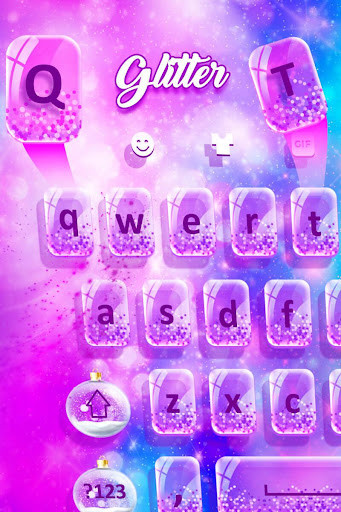 Run android online APK Glitter Keyboard Theme from MyAndroid or emulate Glitter Keyboard Theme using MyAndroid