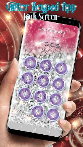 Run android online APK Glitter Keypad App Lock Screen from MyAndroid or emulate Glitter Keypad App Lock Screen using MyAndroid