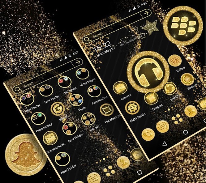 Run android online APK Glitter Launcher Theme from MyAndroid or emulate Glitter Launcher Theme using MyAndroid