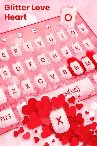 Emulate Android APK Glitter Love Heart Keyboard Emulate Android APK Glitter Love Heart Keyboard