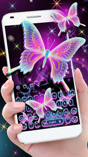 Run android online APK Glitter Neon Butterfly Keyboard from MyAndroid or emulate Glitter Neon Butterfly Keyboard using MyAndroid