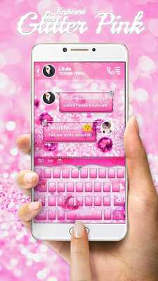 Emulate Android APK Glitter Pink Keyboard Emulate Android APK Glitter Pink Keyboard