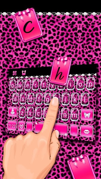 Run android online APK Glitter Pink Leopard Keyboard Theme from MyAndroid or emulate Glitter Pink Leopard Keyboard Theme using MyAndroid
