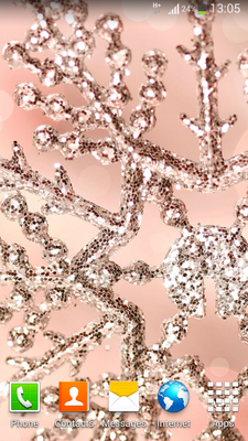 Emulate Android APK Glittery Pink Snowflake Emulate Android APK Glittery Pink Snowflake