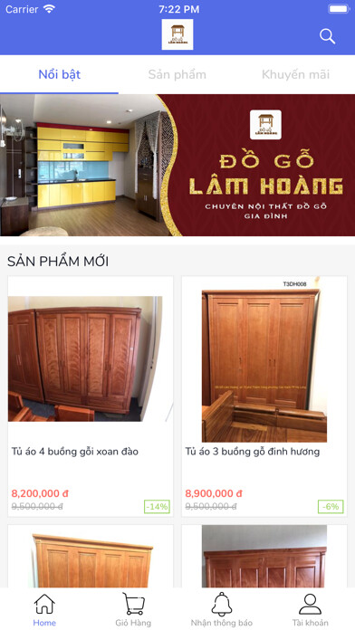 Emulate iPhone app ĐồGỗLâmHoàng using MyAndroid