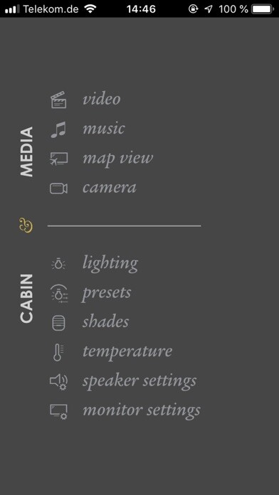 Emulate iPhone app Global 7500 Cabin Control using MyAndroid Emulate iPhone app Global 7500 Cabin Control using MyAndroid