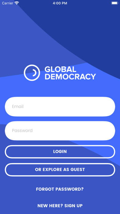 Emulate iPhone app Global Democracy using MyAndroid Emulate iPhone app Global Democracy using MyAndroid