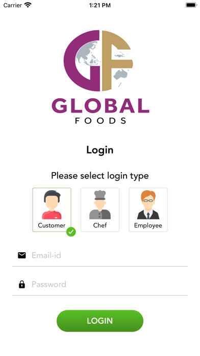 Emulate iPhone app Global Foods using MyAndroid Emulate iPhone app Global Foods using MyAndroid